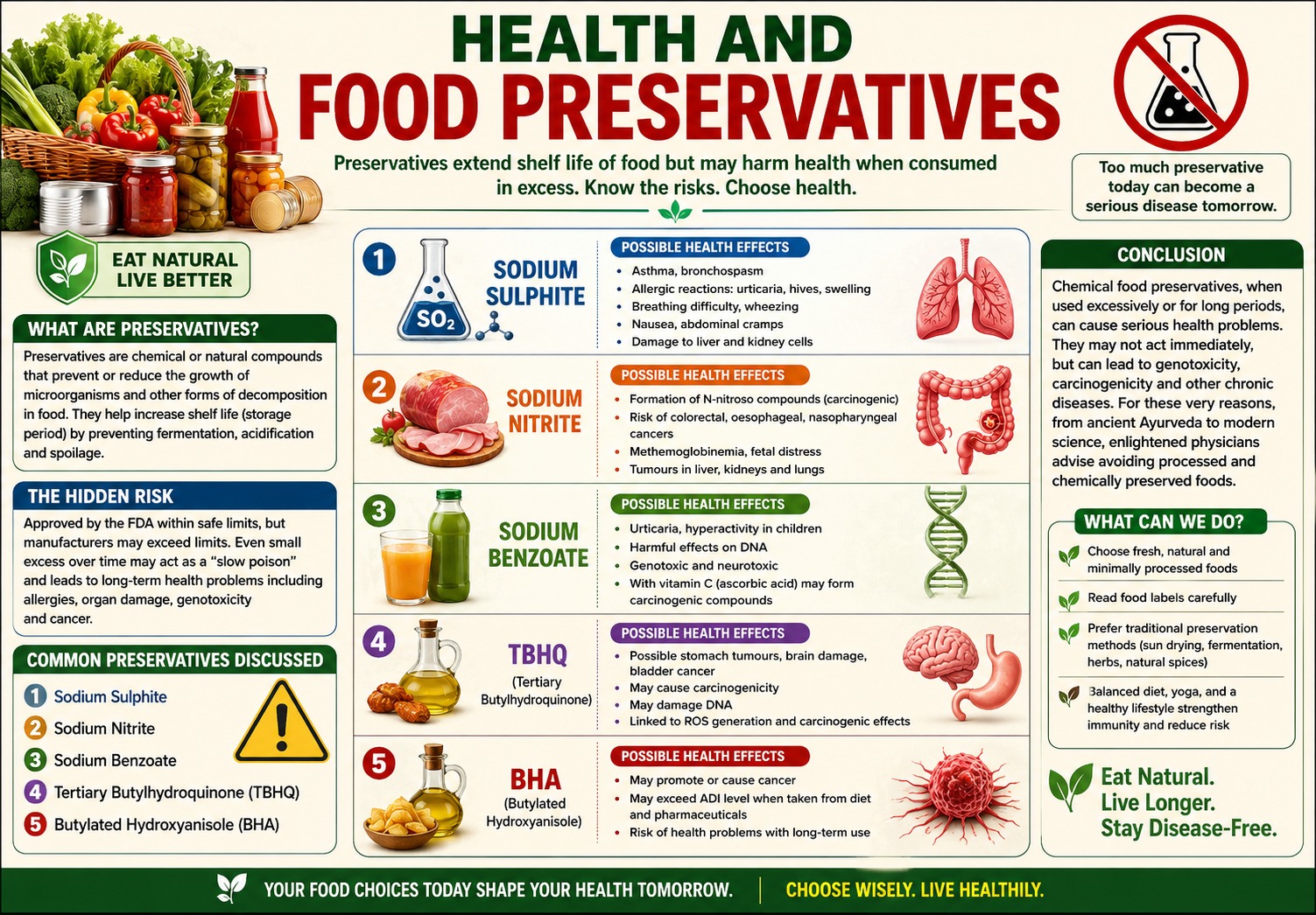 HEALTH AND FOOD PRESERVATIVES