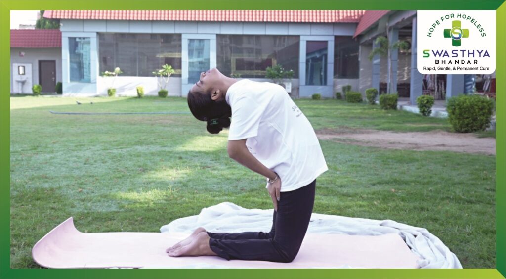 ARDHA USHTRASANA
